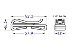 Plastic Belt Clip (APBL112)