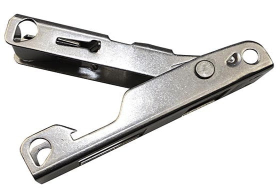 Stainless Steel Locking Steelover Center Buckle with Metal Tips