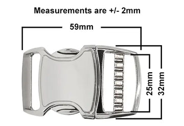 Groovy 1" Side Release Buckle - 0