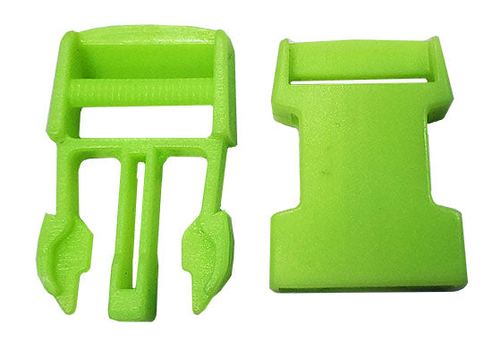 Plastic 1" Neon Straight Standard Side Release Buckle (AP006) - 0