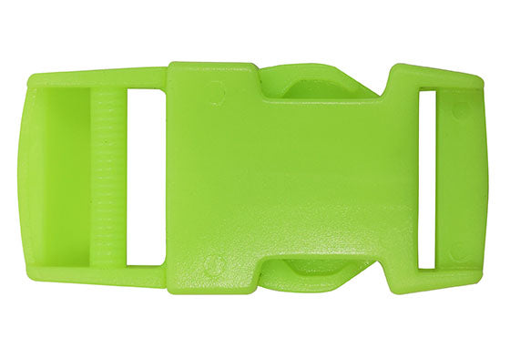 Plastic 1" Neon Straight Standard Side Release Buckle (AP006)