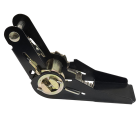 1" Black Metal Ratchet Buckle - 0