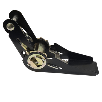 1" Black Metal Ratchet Buckle - 0