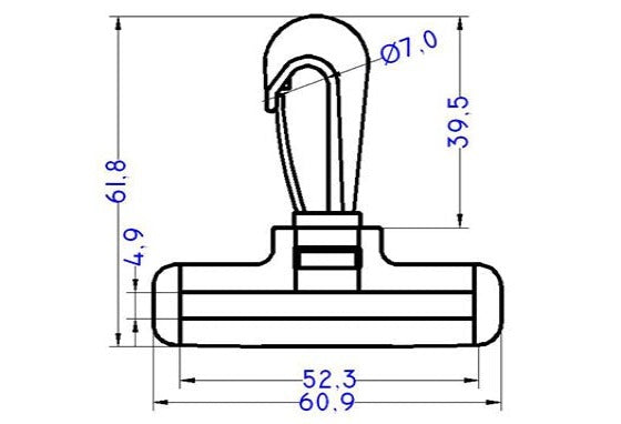 Plastic Revolving Snap Hook (AP017)