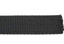 1" Black (310) Cotton Spun Poly Webbing (4-718)-1