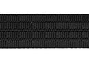 3/4", 1.5" Black (310) Ribbed Nylon Webbing (4-815)-1