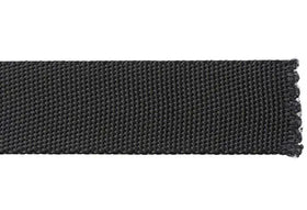 1/2", 1", 1.5" Black Tubular Nylon Webbing (4-890)