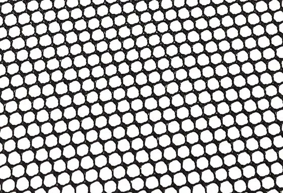 60" Black Polyester Medium Mesh (111)
