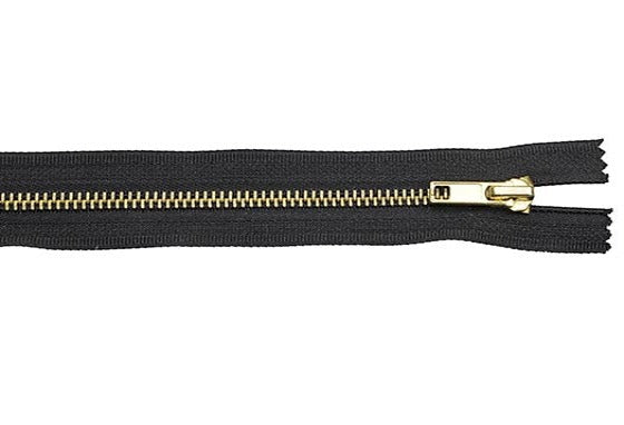 #5 Premade Metal Zipper, Closed End (ZIP05MTL)