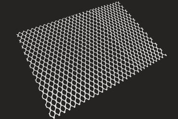 60" Wide White Polyester Mesh (103) - 0