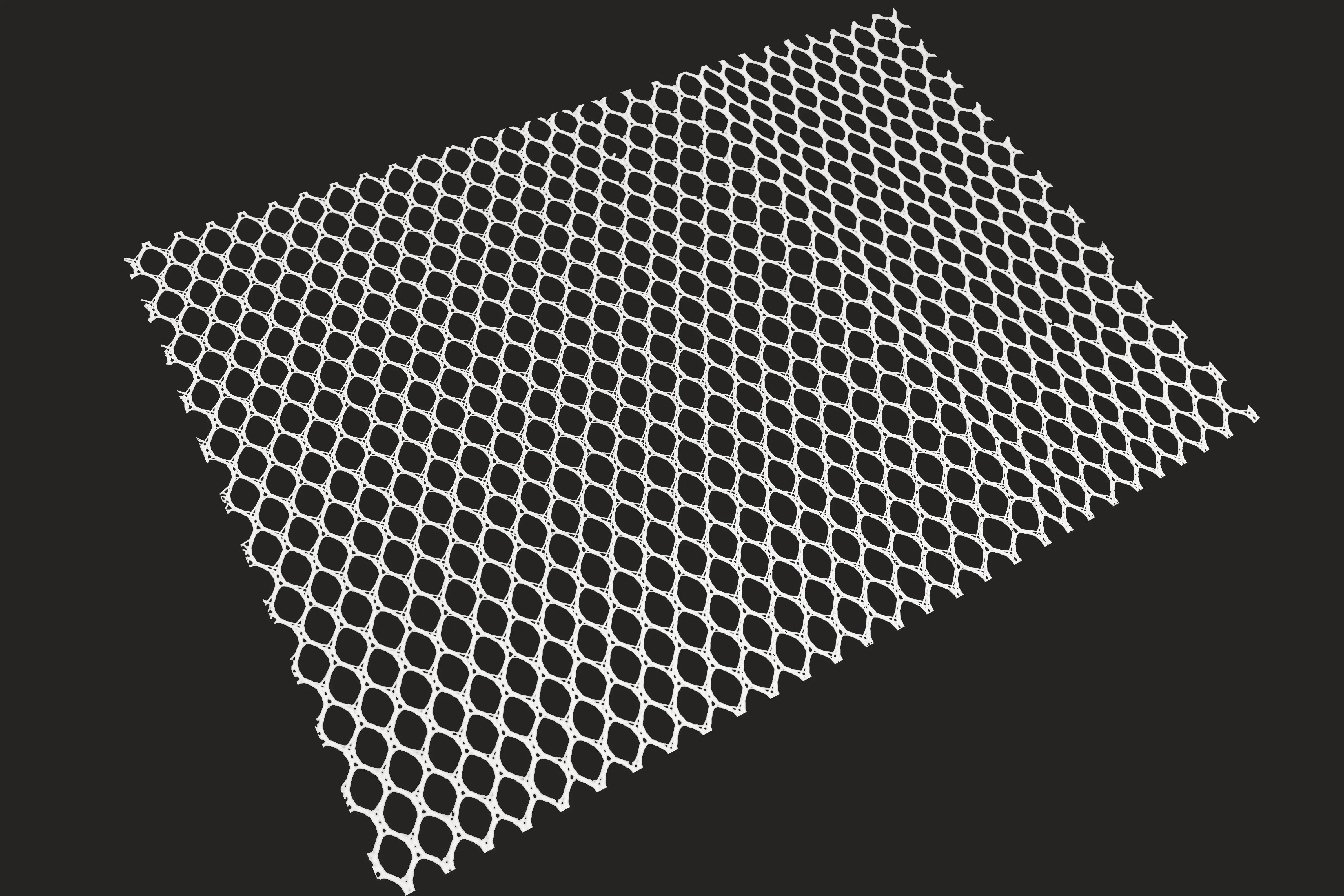 60" Wide White Polyester Mesh (103) - 0