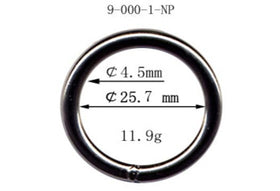 Metal Nickel Plated O-Ring Welded (9-000) - 0
