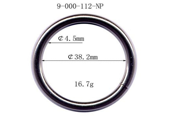 Metal Nickel Plated O-Ring Welded (9-000)