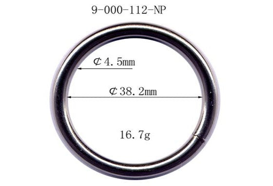 Metal Nickel Plated O-Ring Welded (9-000)
