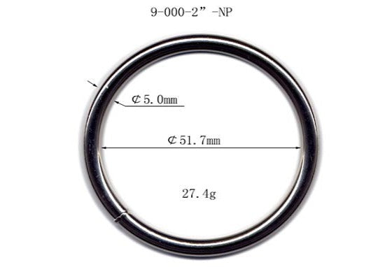 Metal Nickel Plated O-Ring Welded (9-000)