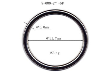 Metal Nickel Plated O-Ring Welded (9-000)