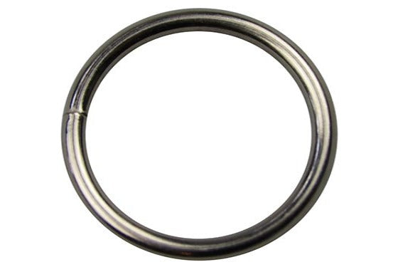 Metal 1" (25 x 3mm) Nickel Plated O-Ring Non-Welded (9-000)