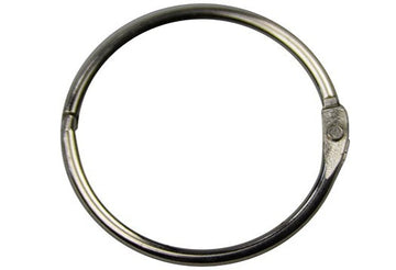 Metal 1" (25 x 4.5mm) Nickel Plated Open O-Ring (9-000OPEN)