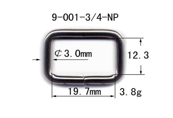 Metal Loop Welded (9-001)