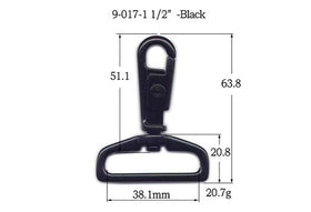 Metal Pull Back Revolving Snap Hook (9-017)