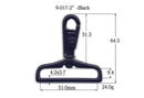 Metal Pull Back Revolving Snap Hook (9-017)-2