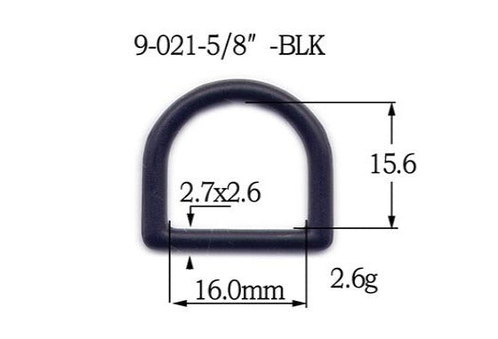 Metal Welded D-Ring (9-021)