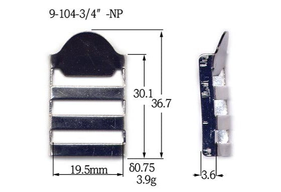Metal Double Bar Ladder Lock (9-104)
