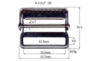 Metal Nickel Plated Web Strap Buckle (9-113)-2