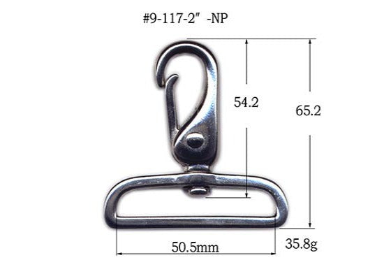 Metal Revolving Snap Hook (9-117) - 0