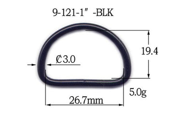 Metal D-Ring Welded (9-121)