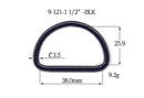 Metal D-Ring Welded (9-121)-20