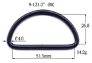 Metal D-Ring Welded (9-121)-14