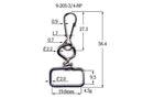 Metal Lanyard Hook (9-205)-4