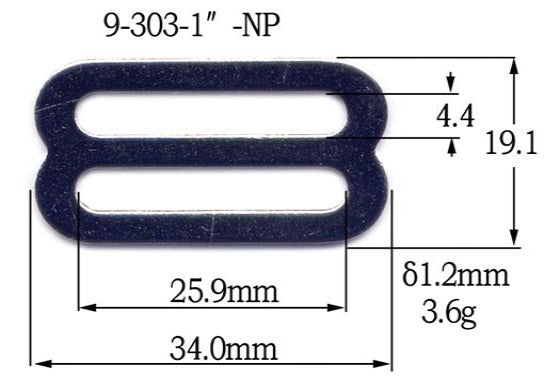 Metal Stamped Tri-Glide (9-303)