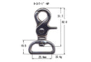 Metal Revolving Snap Hook (9-317)-6