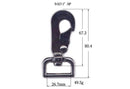 Metal Revolving Snap Hook (9-517)-2