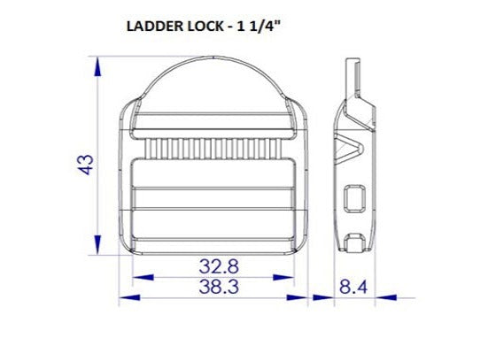 Plastic Ladder Lock (AP004)