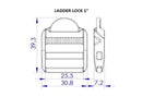 Plastic Ladder Lock (AP004)-14