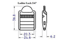Plastic Ladder Lock (AP004)-13