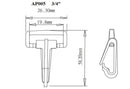 Plastic Locking Snap Hook (AP005)-8