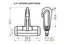 Plastic Locking Snap Hook (AP005)-10