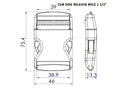 Plastic Cub Side Release Buckle (AP006)-18