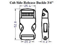 Plastic Cub Side Release Buckle (AP006)-16