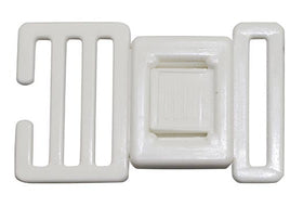 Plastic White 1" Center Release Buckle (AP009)