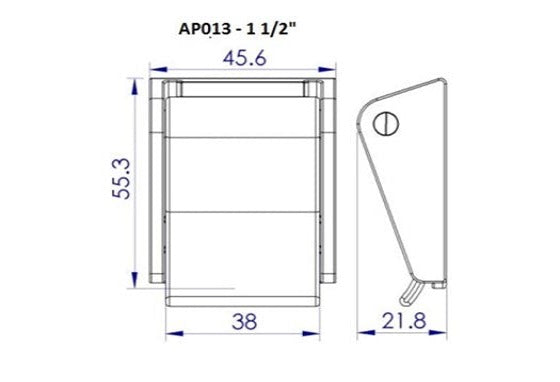 Plastic Cam Buckle (AP013) - 0