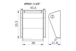 Plastic Cam Buckle (AP013)