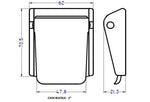 Plastic Cam Buckle (AP013)