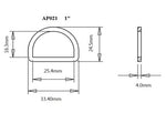 Plastic D-Ring (AP021)