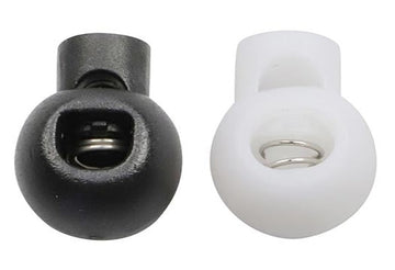 Plastic Single Hole Circle Cord Lock (AP026) - 0