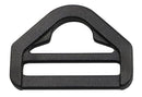 Plastic Black Double Bar D-Ring (AP029)-1